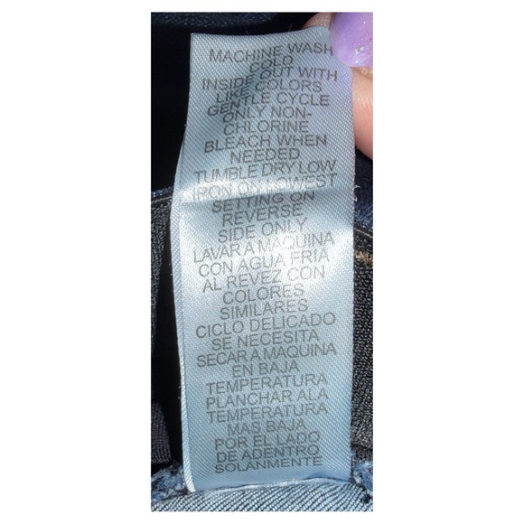 Democracy - “Ab”solution Dark Wash Skinny Jeans - Stretch Denim - Size 16 - Picture 7 of 8